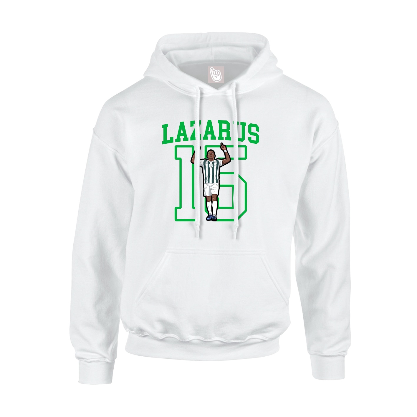 Hoodie — Shirsey in White