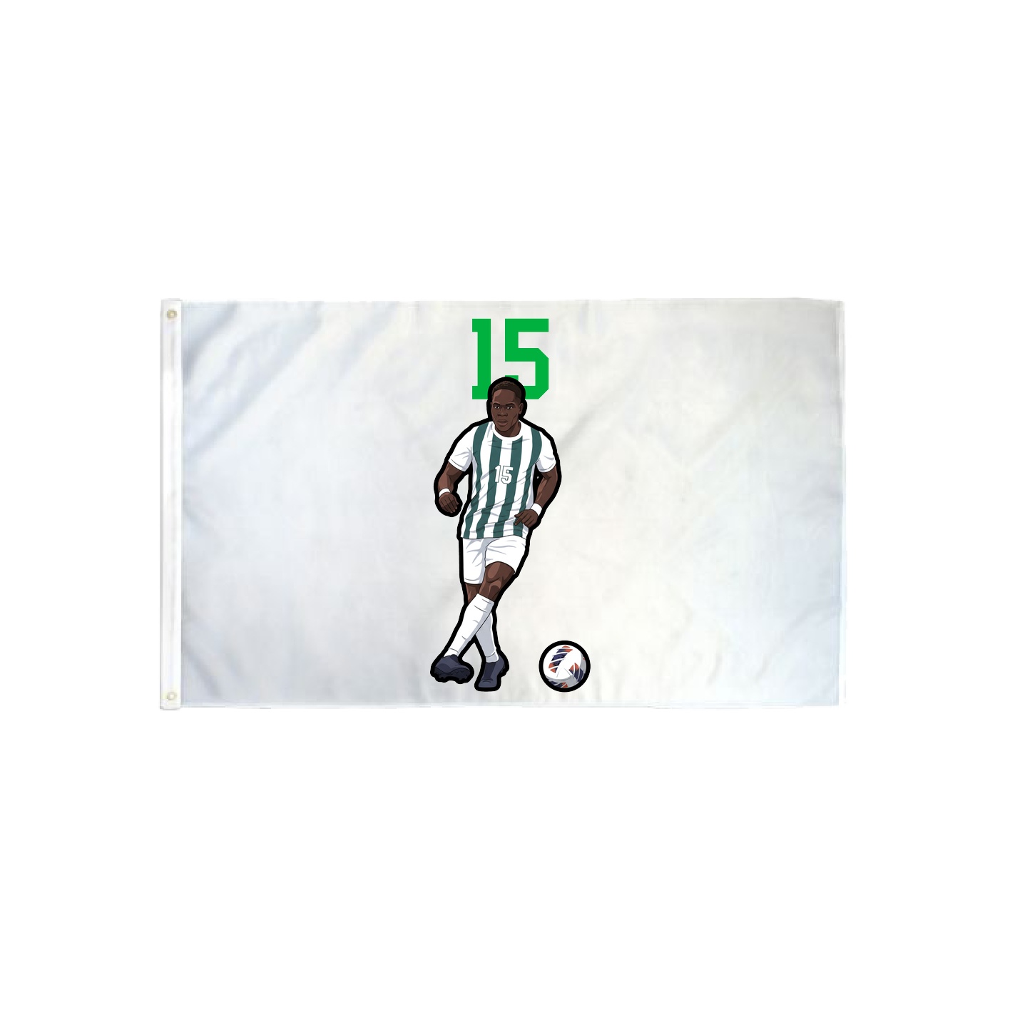 3x5 Flag — Number Top in Classic