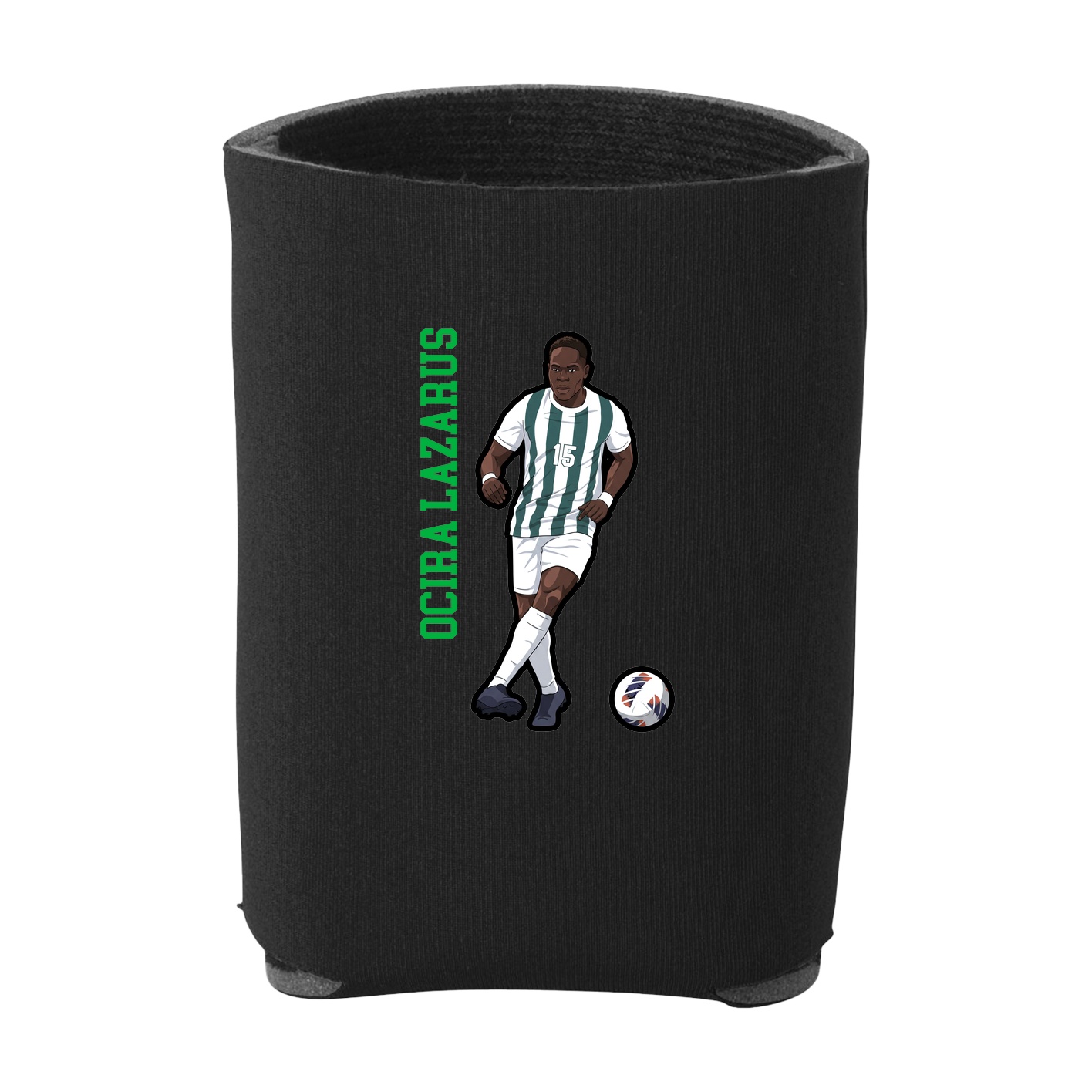 Can Holder — Name Vertical in Black