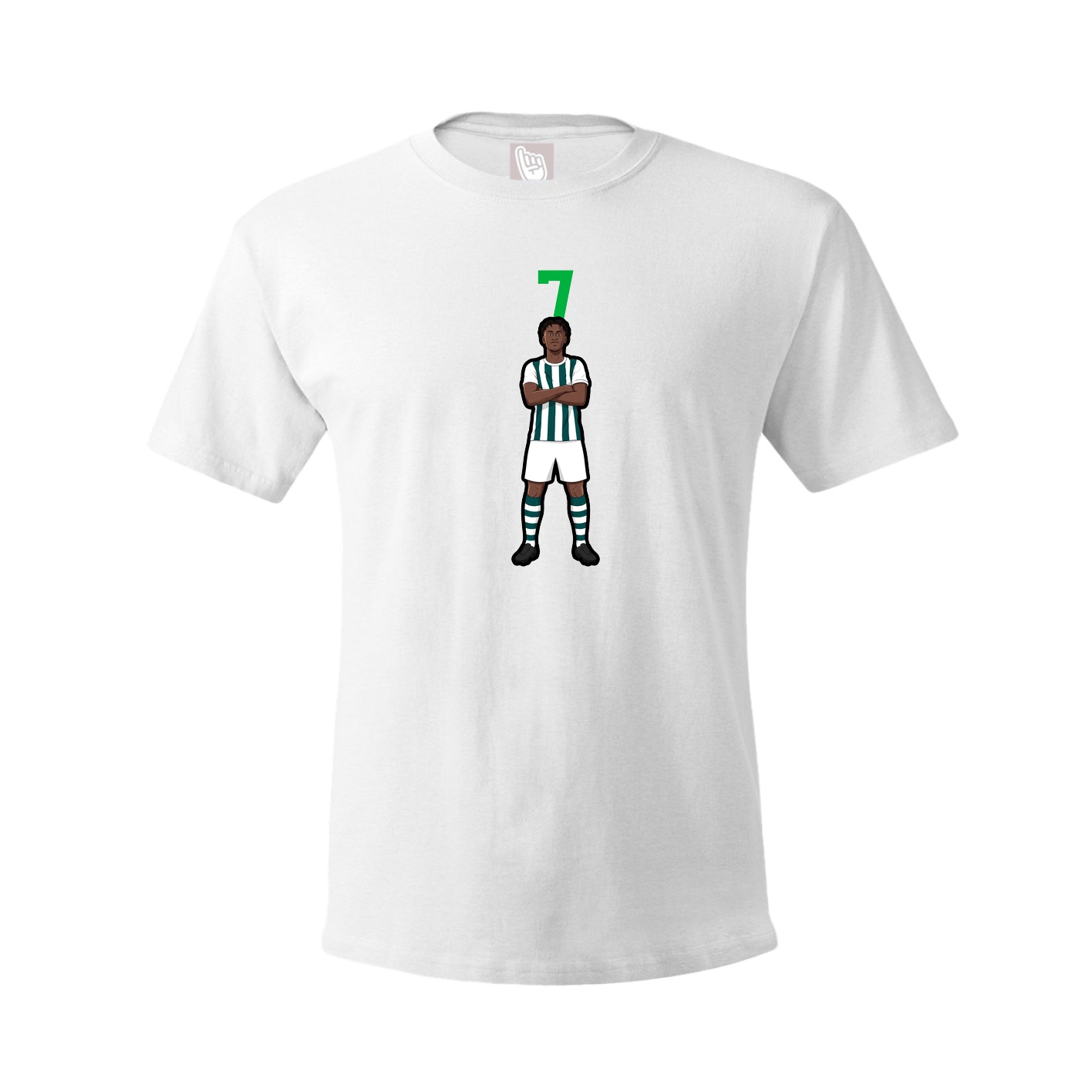 Tee — Number Top in White