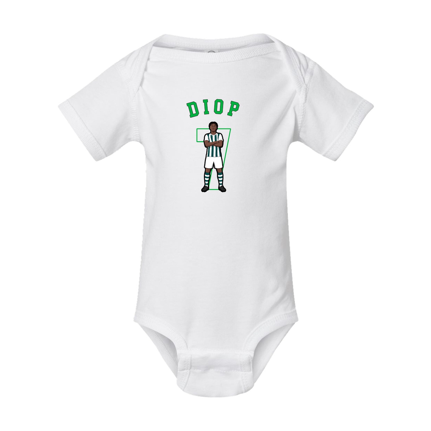 Baby Onesie — Shirsey Arch in White