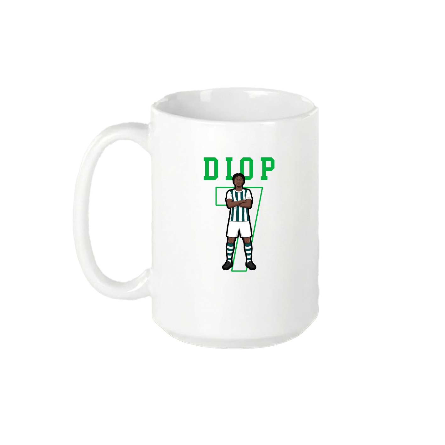 15oz Coffee Mug — Shirsey in White