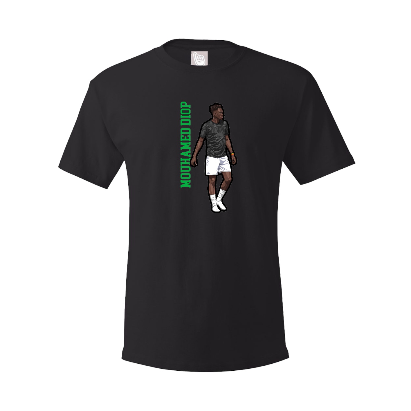 Tee — Name Vertical in Black