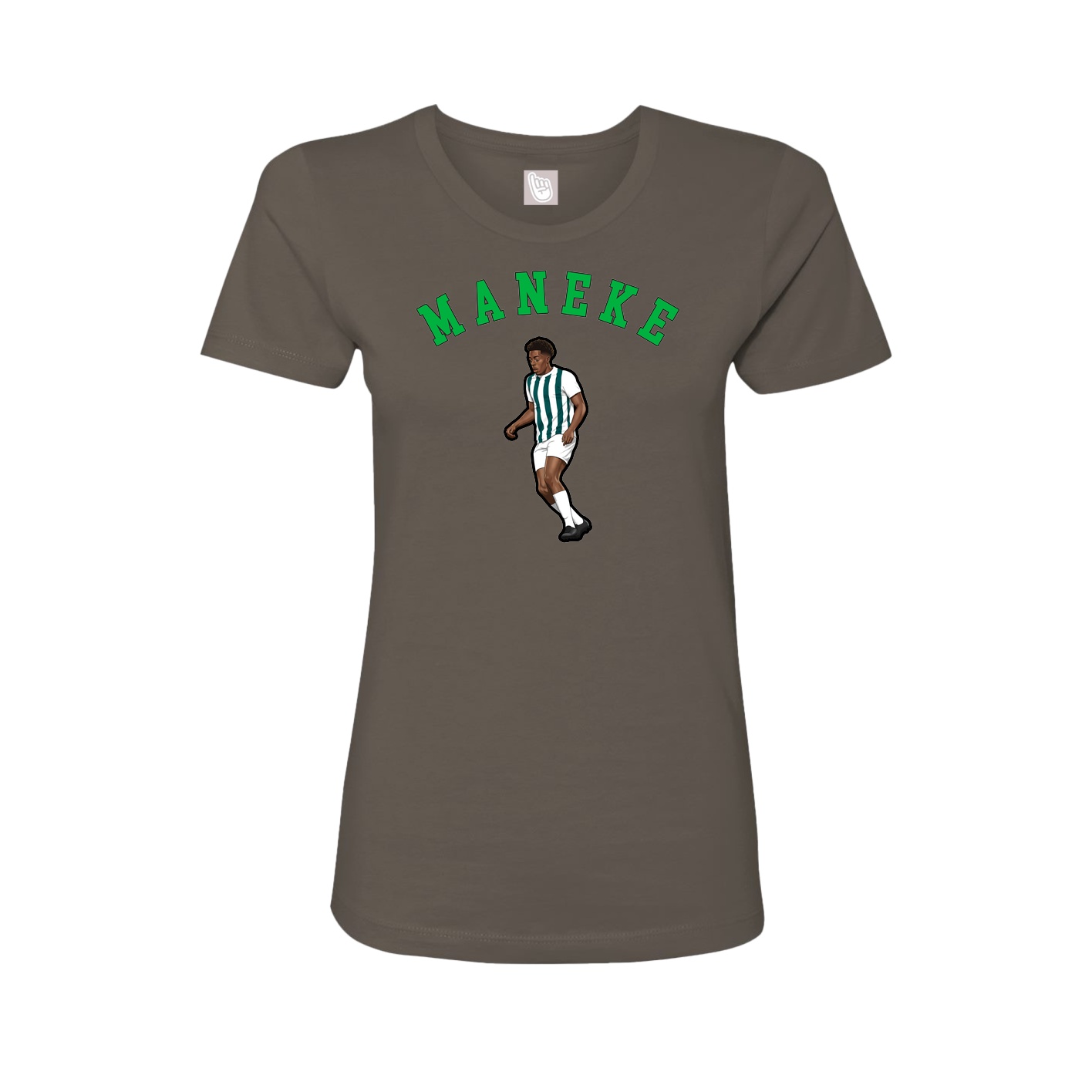 Fitted Women's Tee — Shirsey Arch in Grey