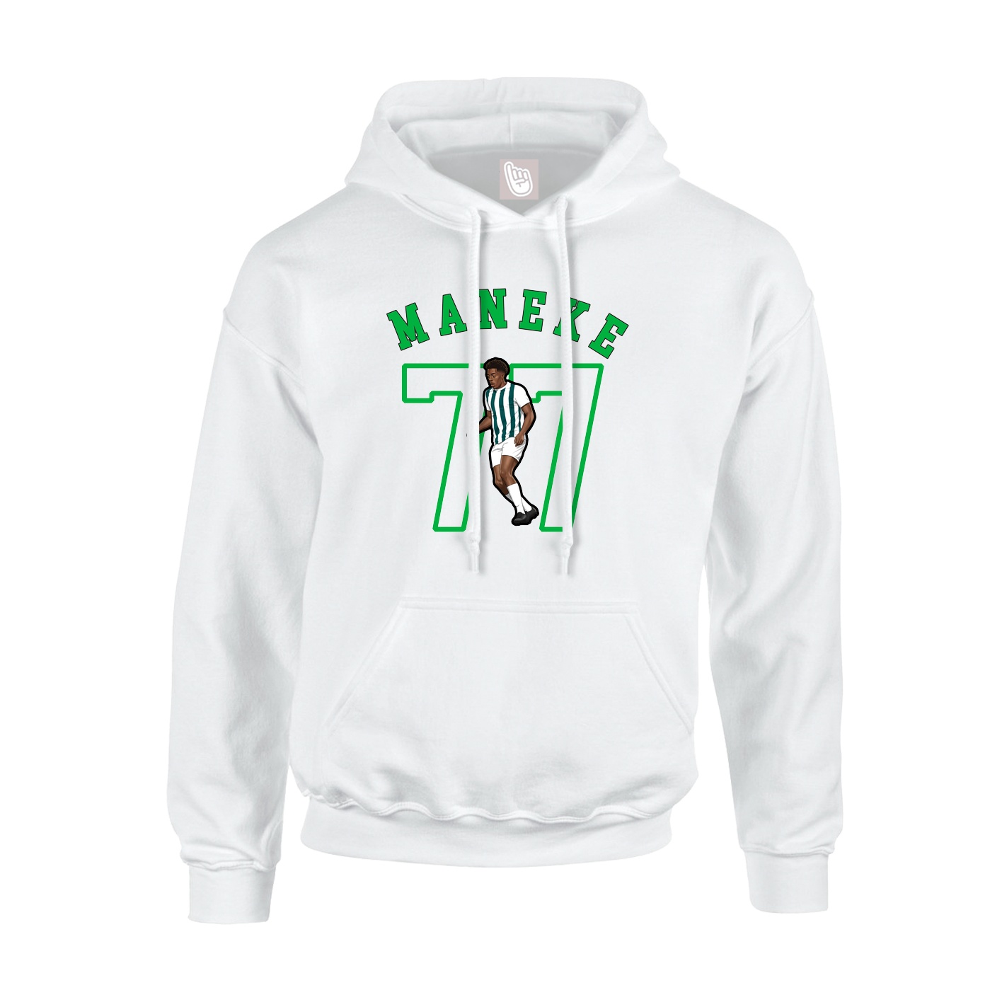 Youth Hoodie — Shirsey Arch in White