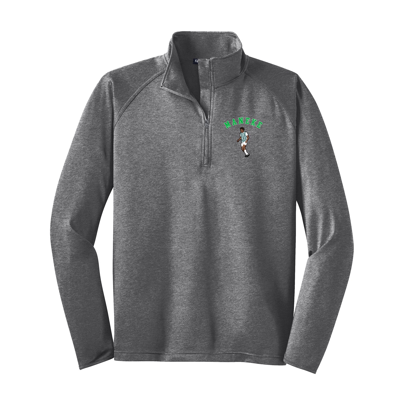 Q-Zip Pullover — Shirsey Arch in Grey