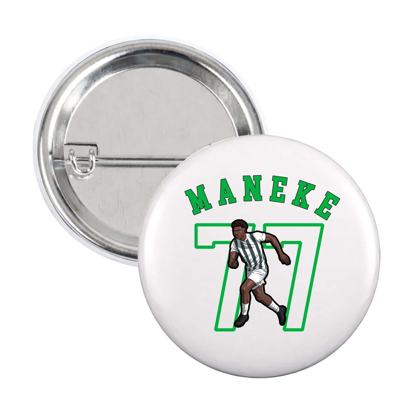 Game Day Button — Shirsey Arch in White