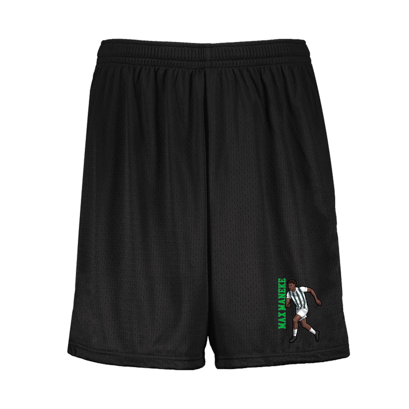 Shorts — Name Vertical in Black