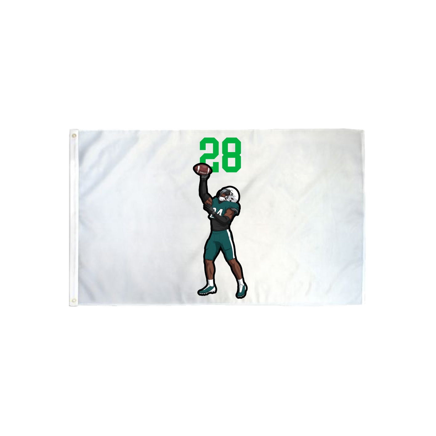 3x5 Flag — Number Top in Classic