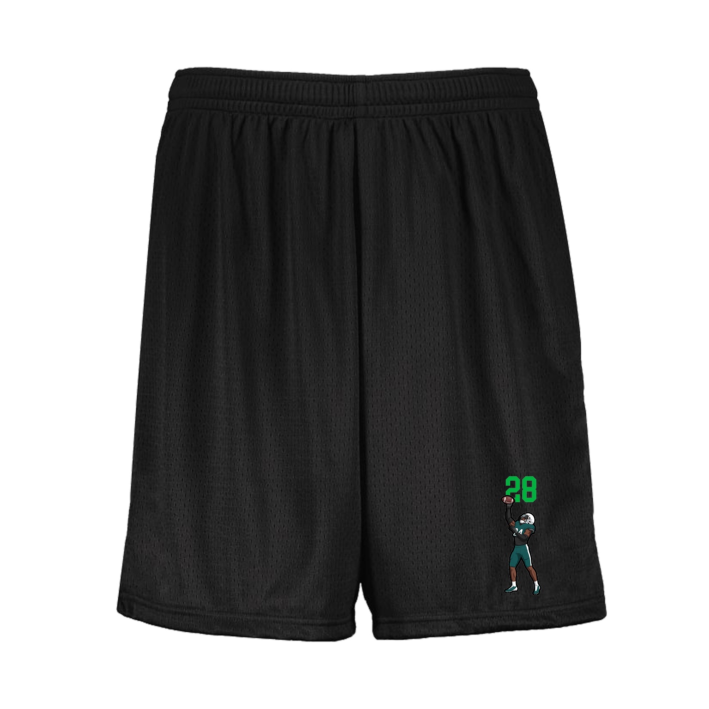 Shorts — Number Top in Black