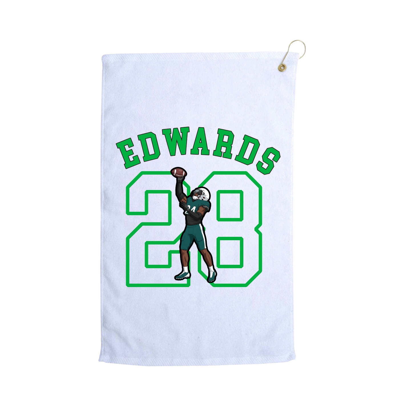 Golf Towel — Shirsey Arch in White