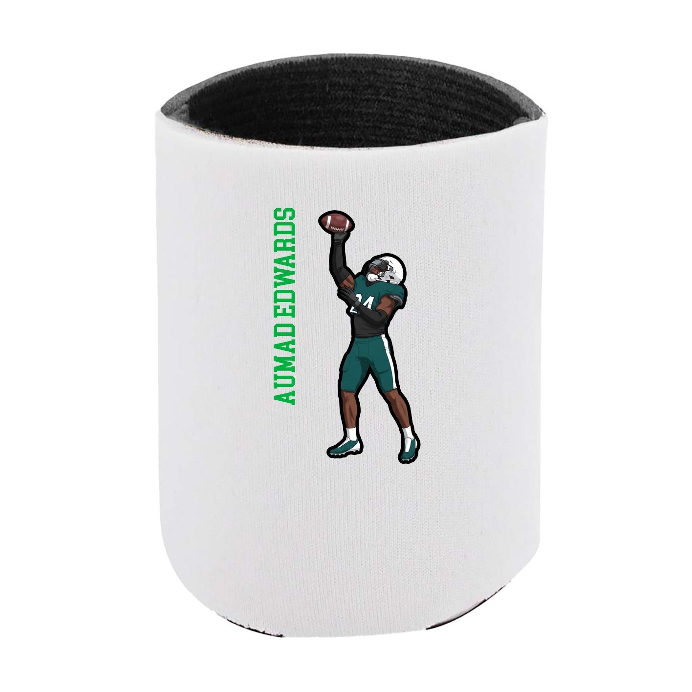 Can Holder — Name Vertical in White