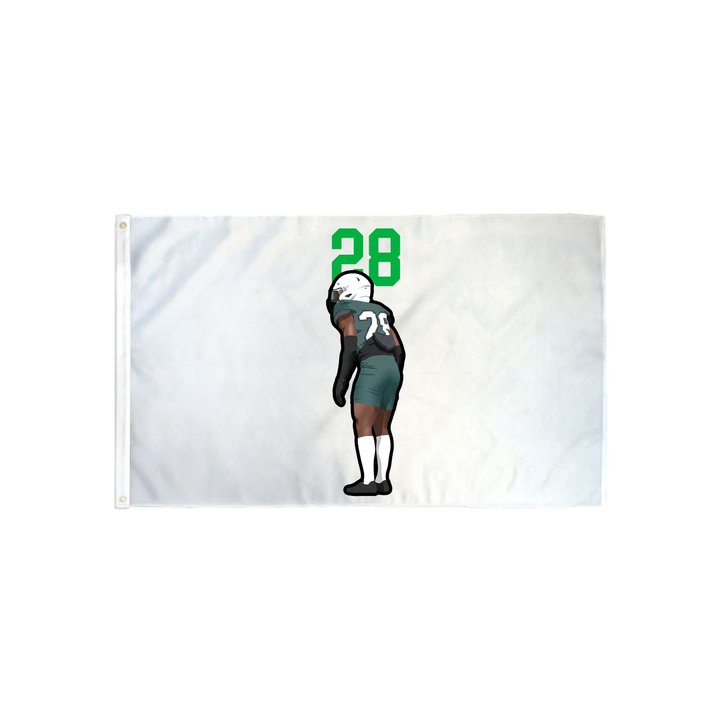 3x5 Flag — Number Top in Classic
