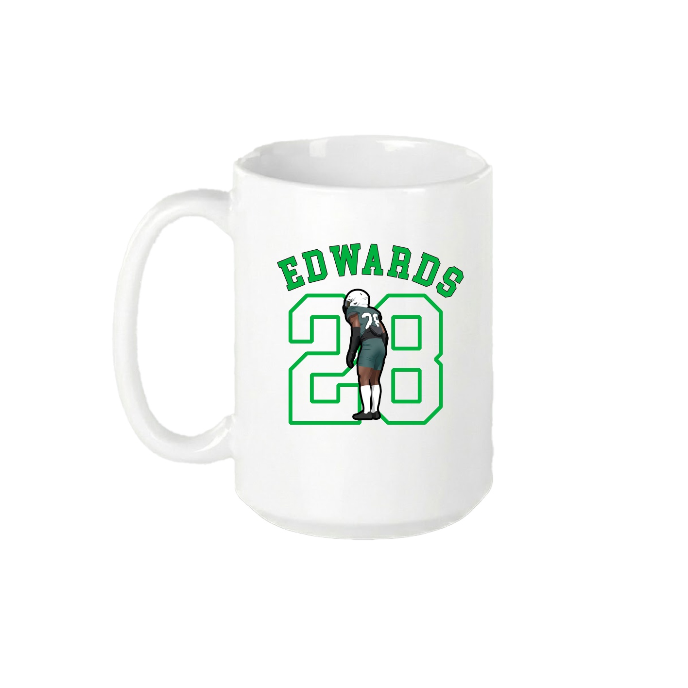 15oz Coffee Mug — Shirsey Arch in White