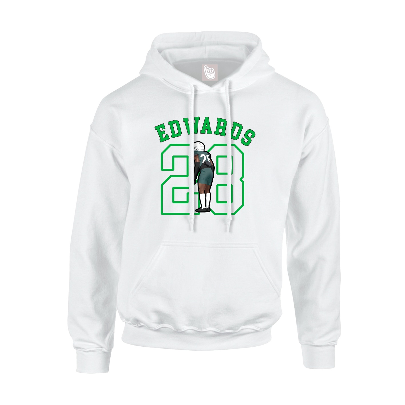 Hoodie — Shirsey Arch in White