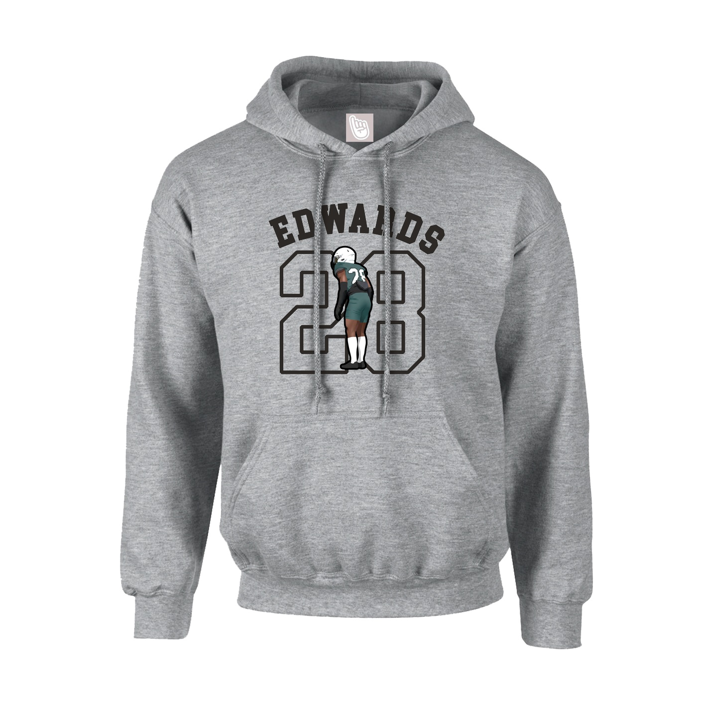 Youth Hoodie — Shirsey Arch in Grey