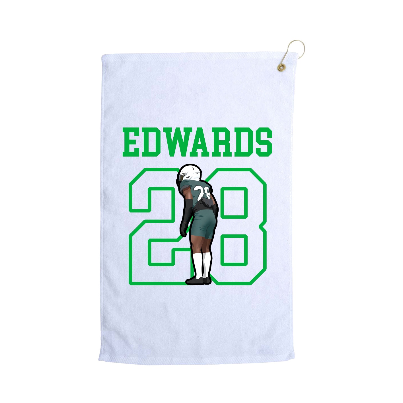 Golf Towel — Shirsey in White