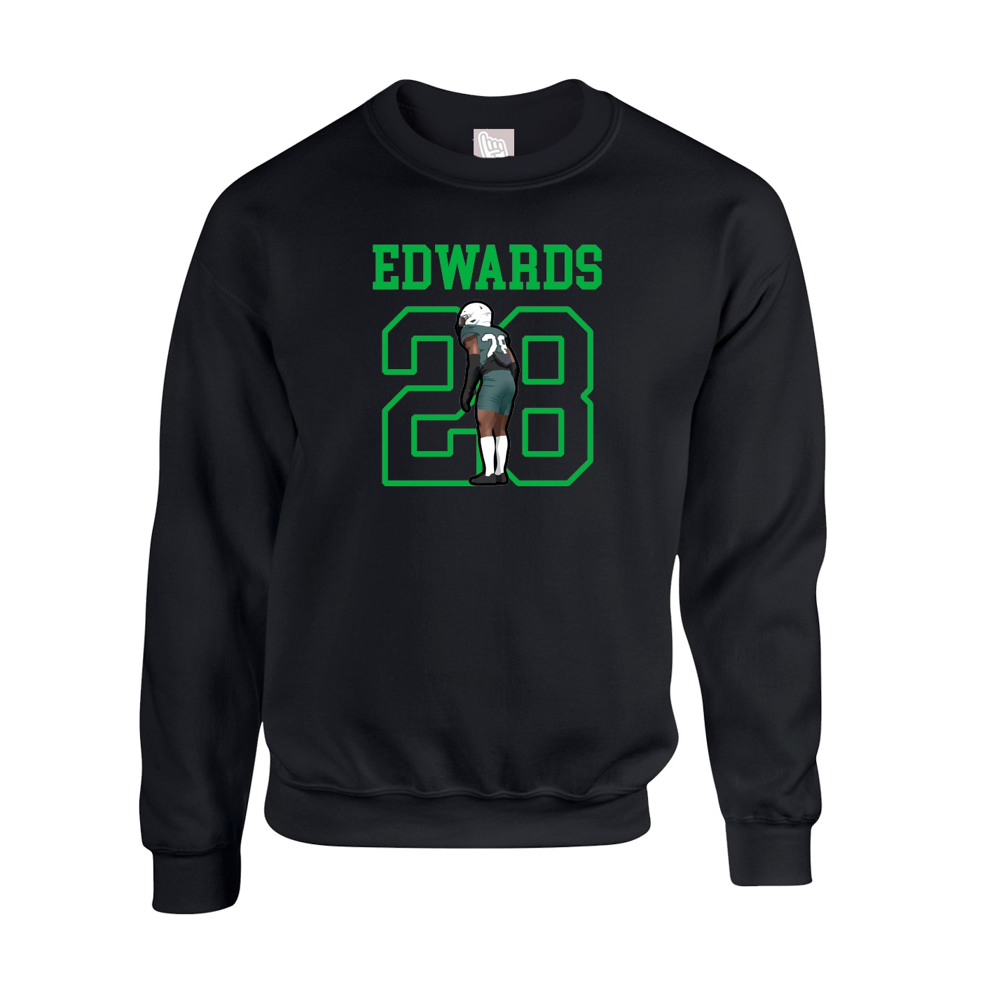 Fleece Crew — Shirsey in Black