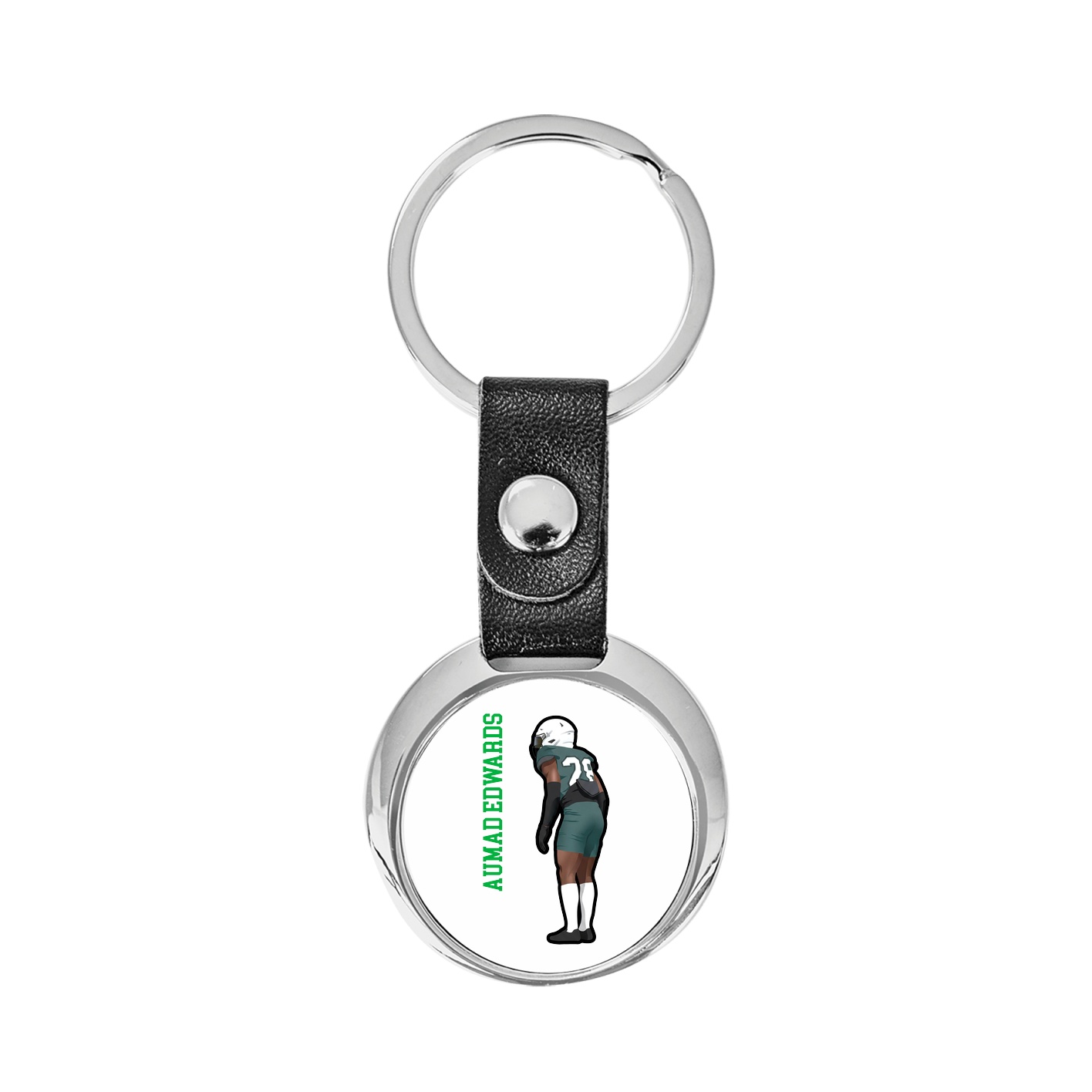 Key Chain — Name Vertical in Classic