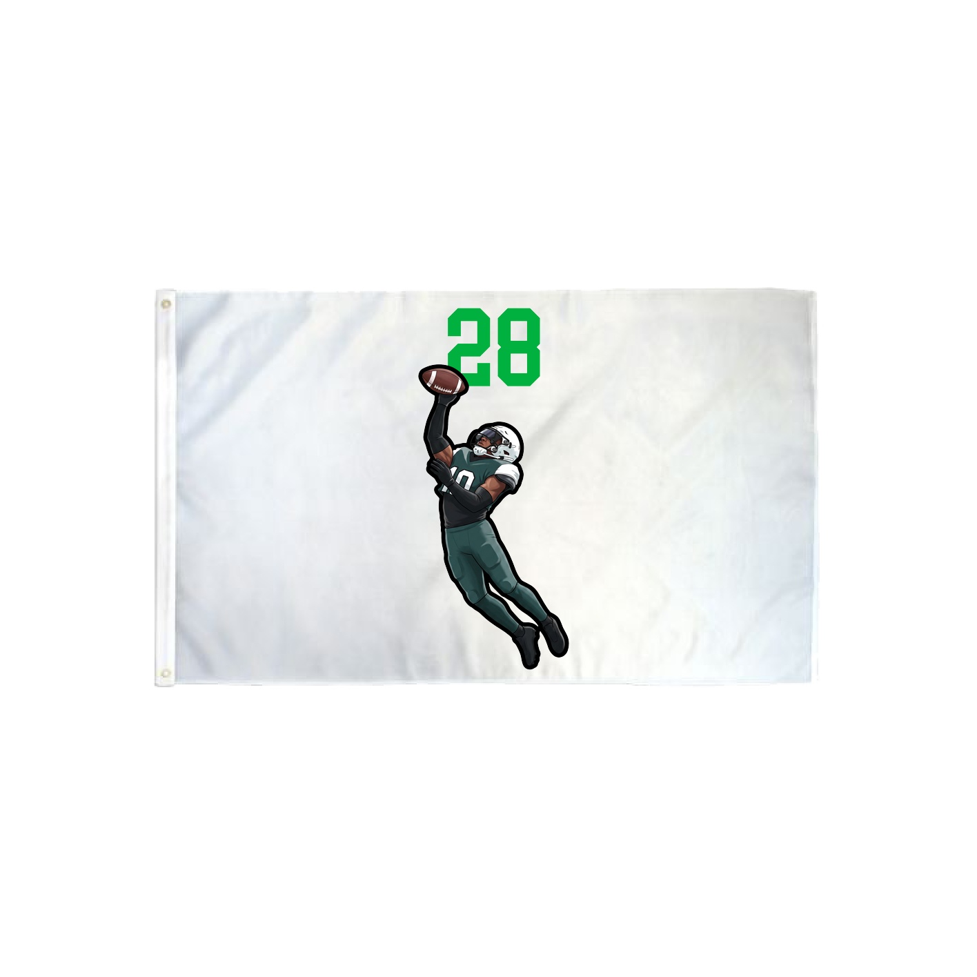 3x5 Flag — Number Top in Classic