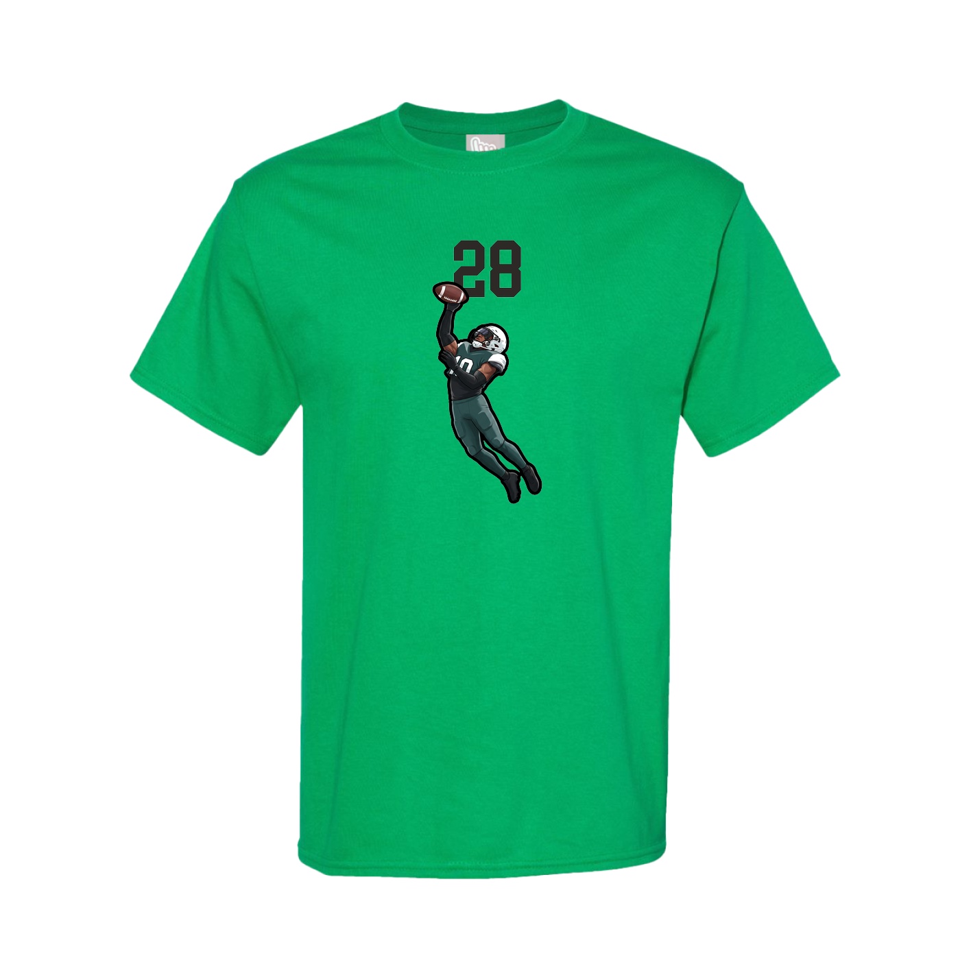 Tee — Number Top in Green