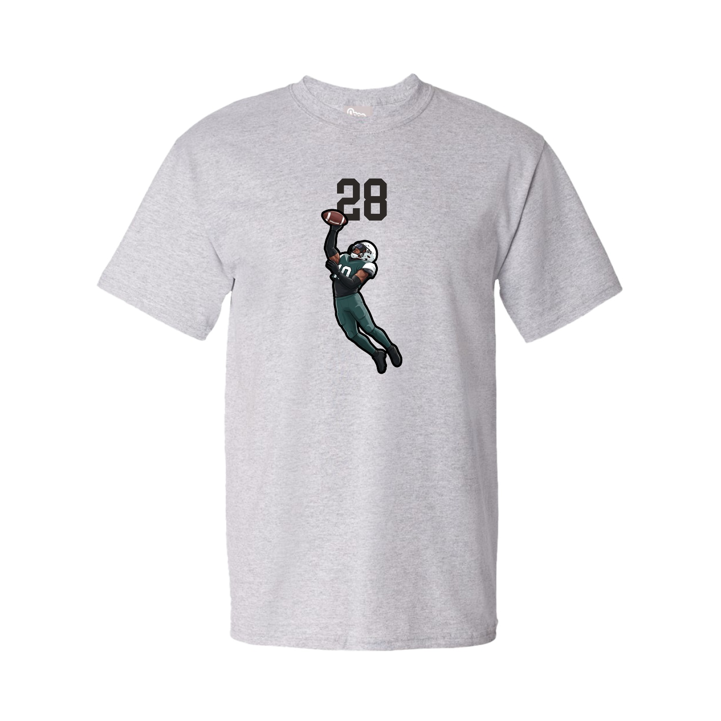 Tee — Number Top in Grey