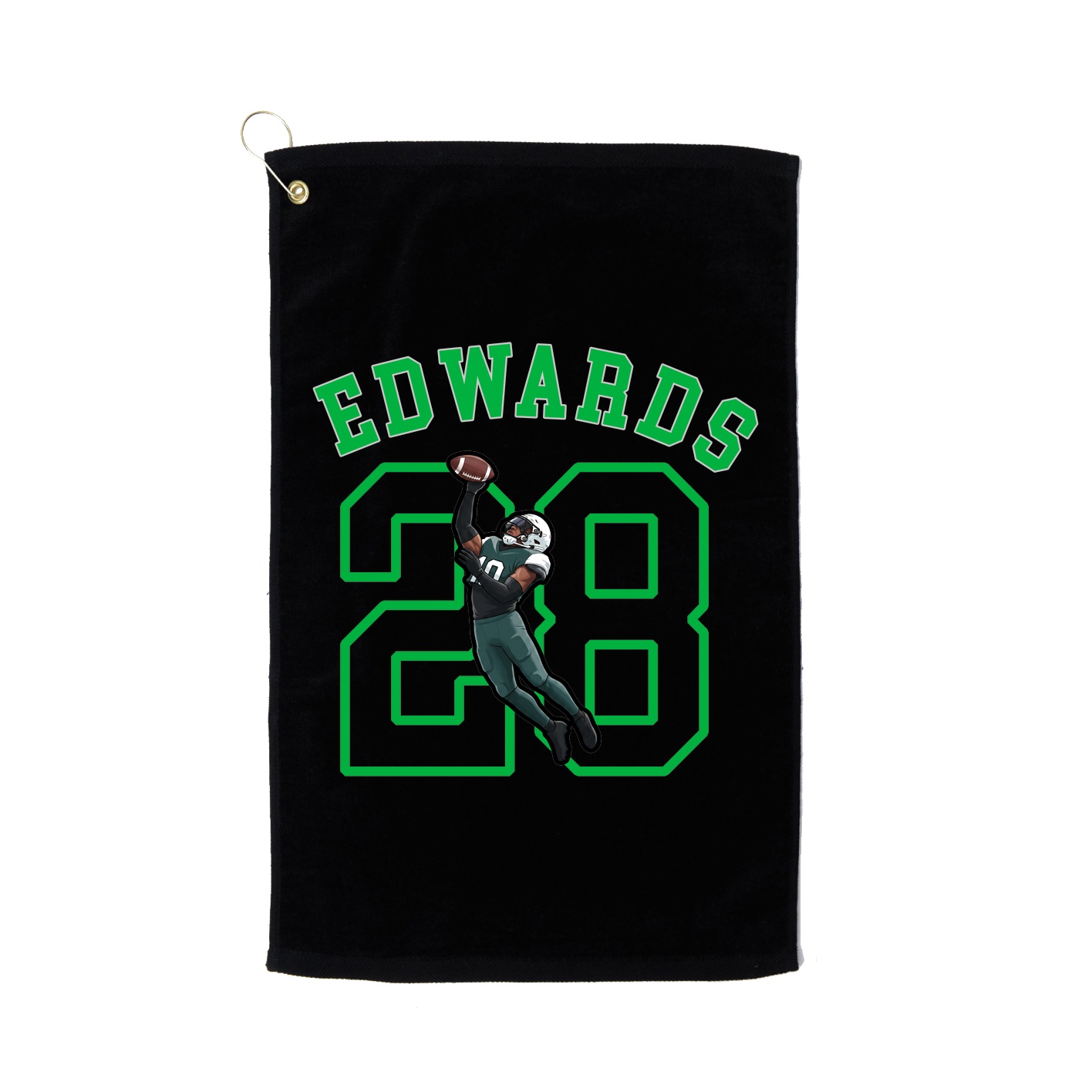 Golf Towel — Shirsey Arch in Black