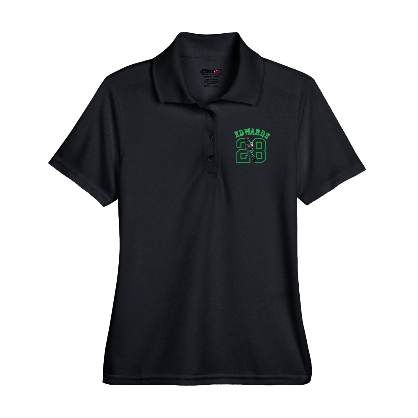Performance Polo — Shirsey Arch in Black