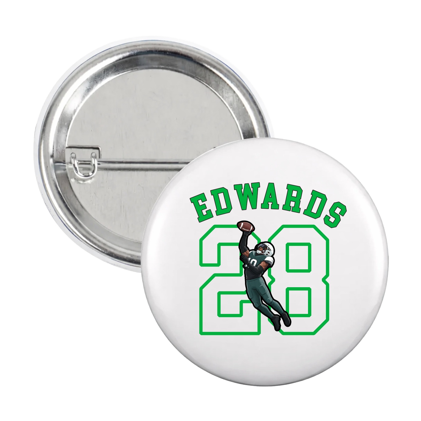 Game Day Button — Shirsey Arch in White
