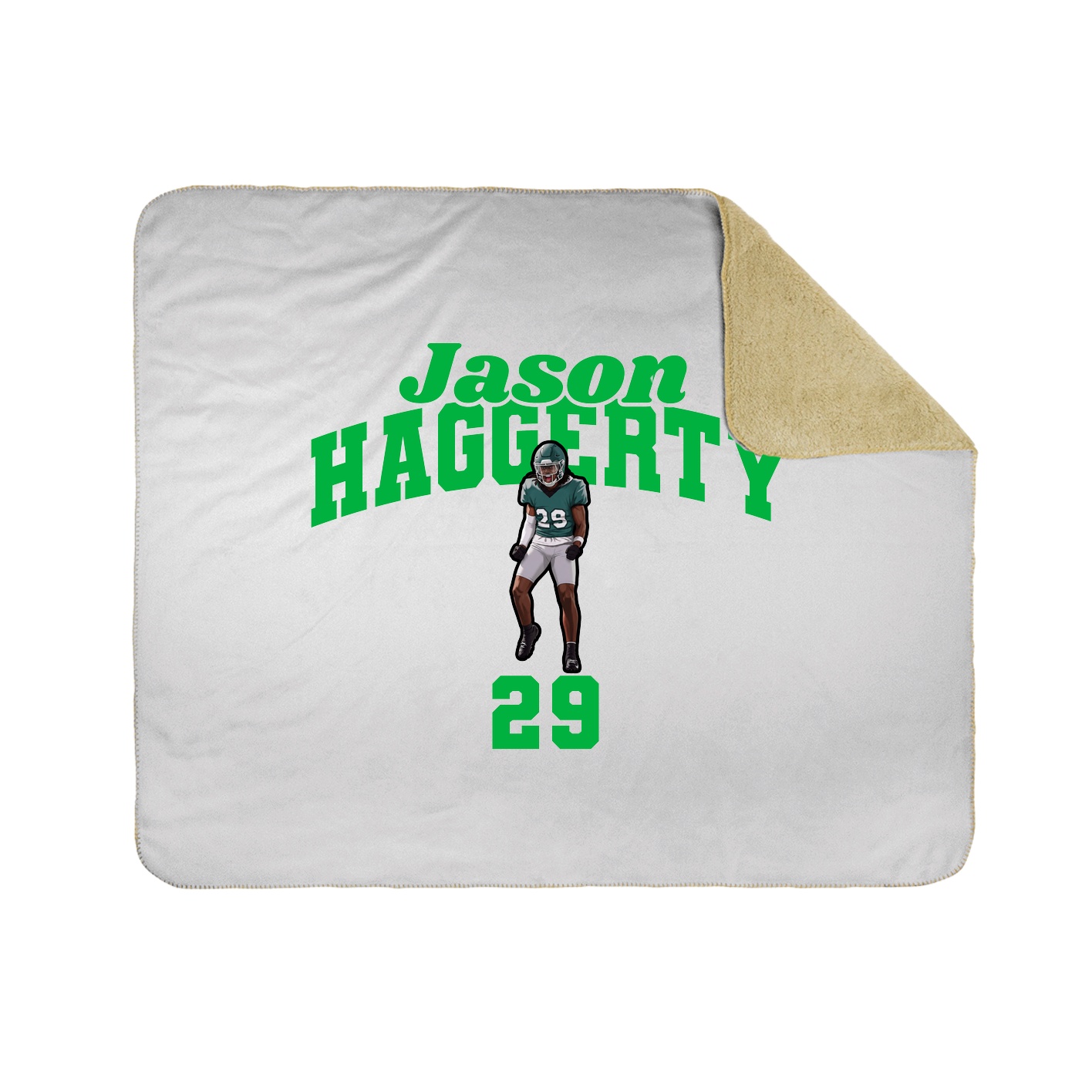 Throw Blanket — Signature Arch in White