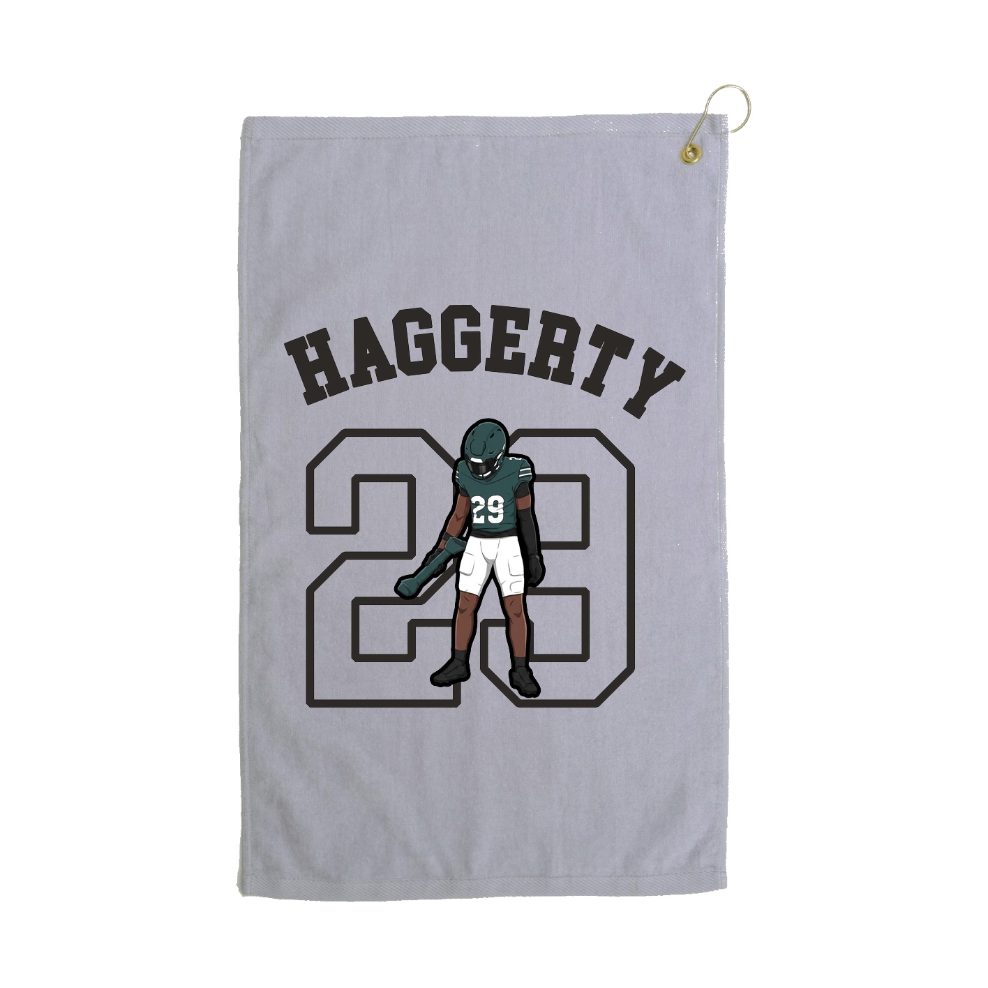 Golf Towel — Shirsey Arch in Grey