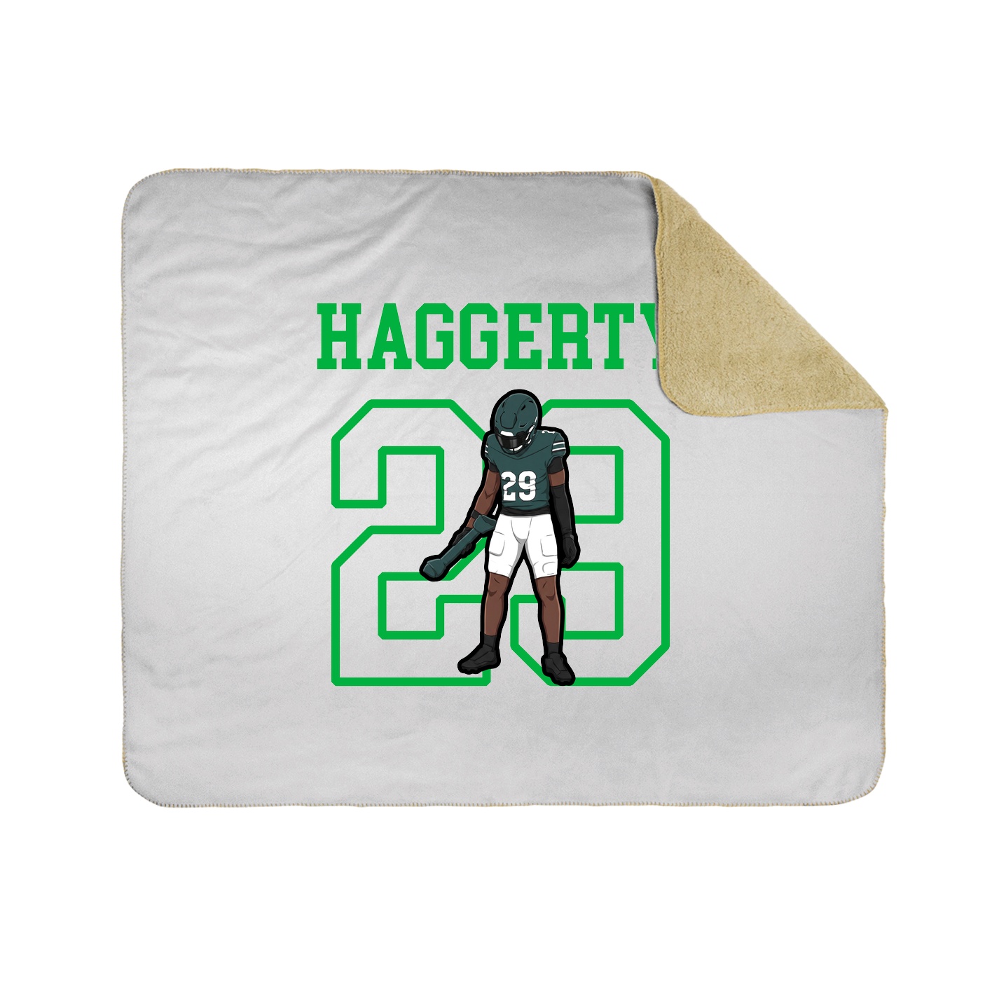 Throw Blanket — Shirsey in White