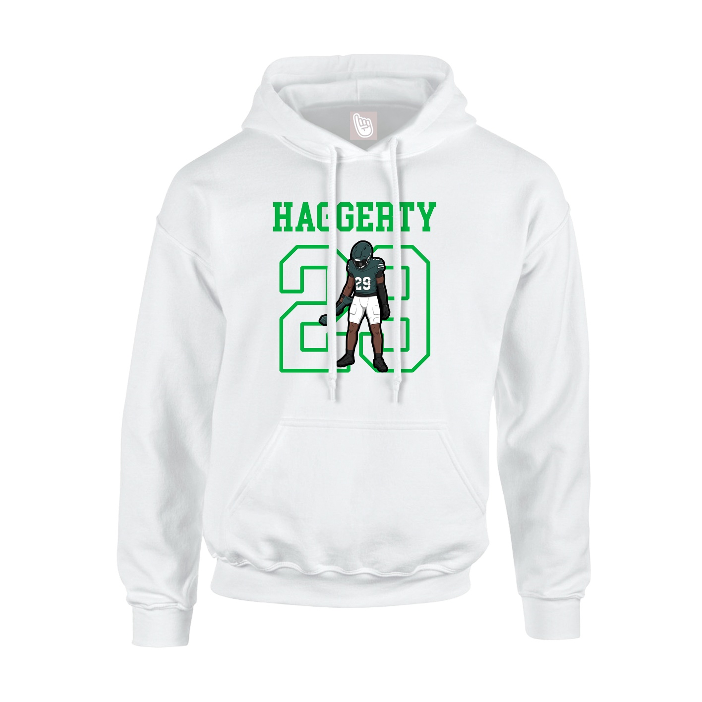 Hoodie — Shirsey in White