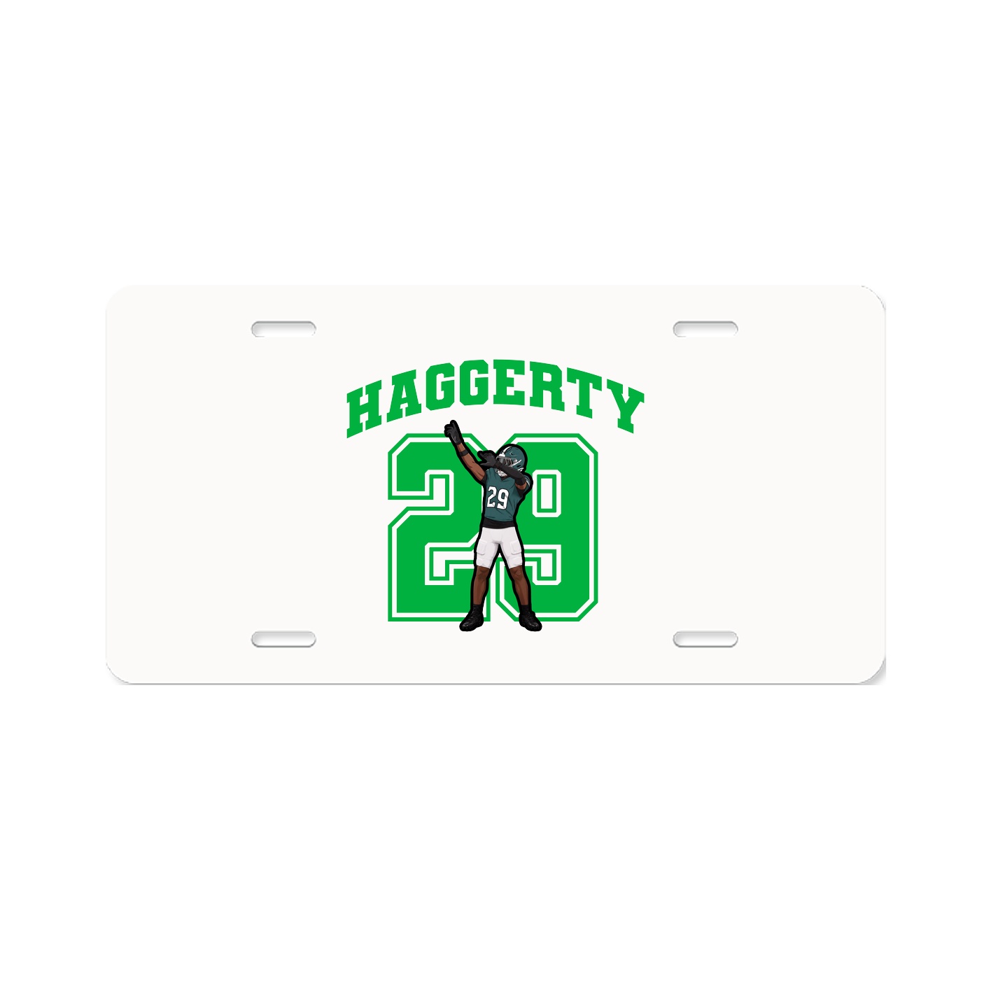 License Plate — Number in Classic