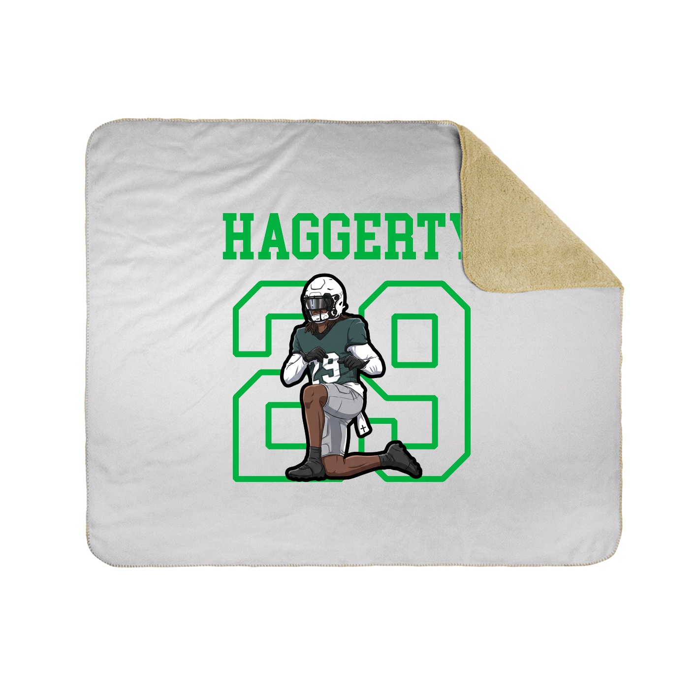 Throw Blanket — Shirsey in White
