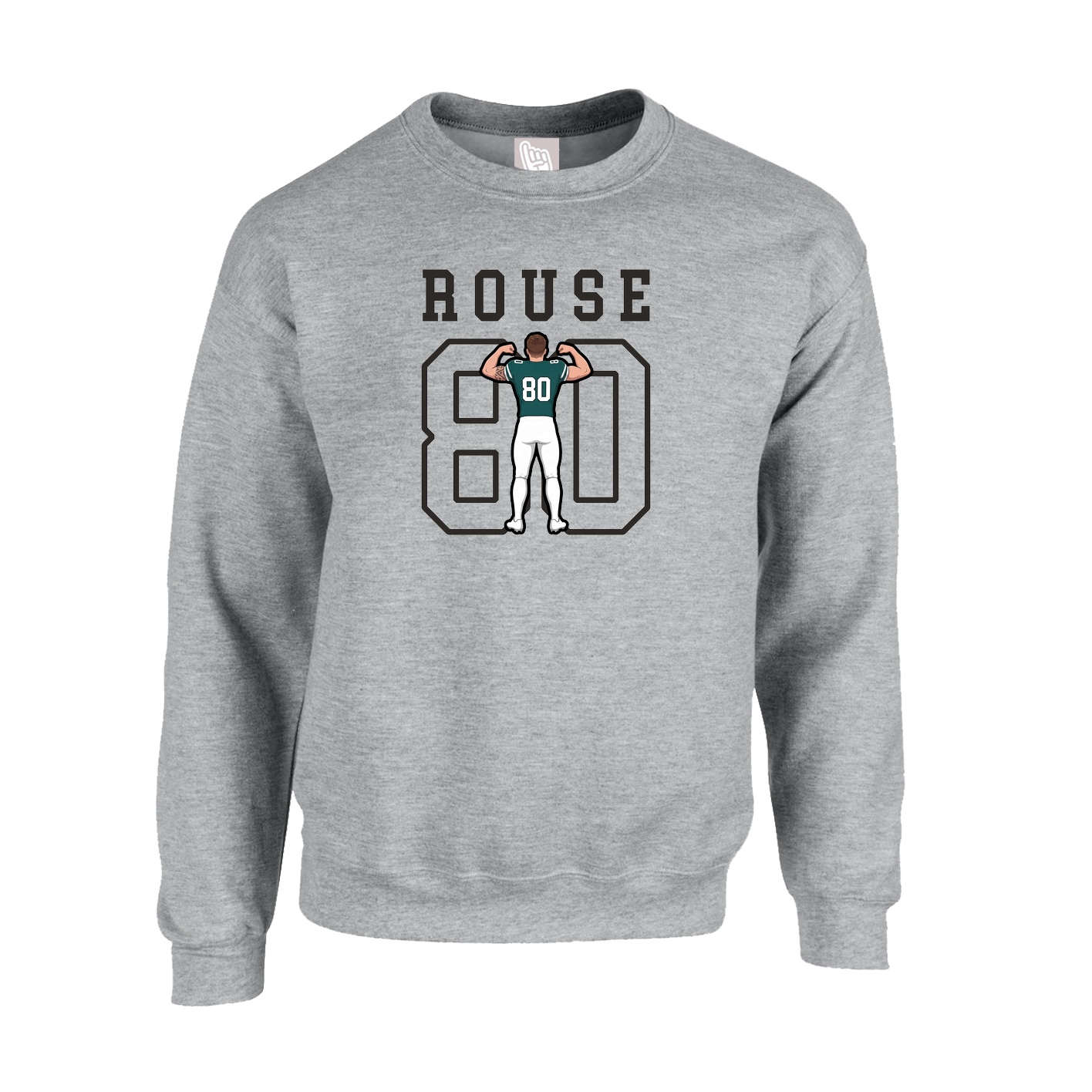 Fleece Crew — Shirsey in Grey