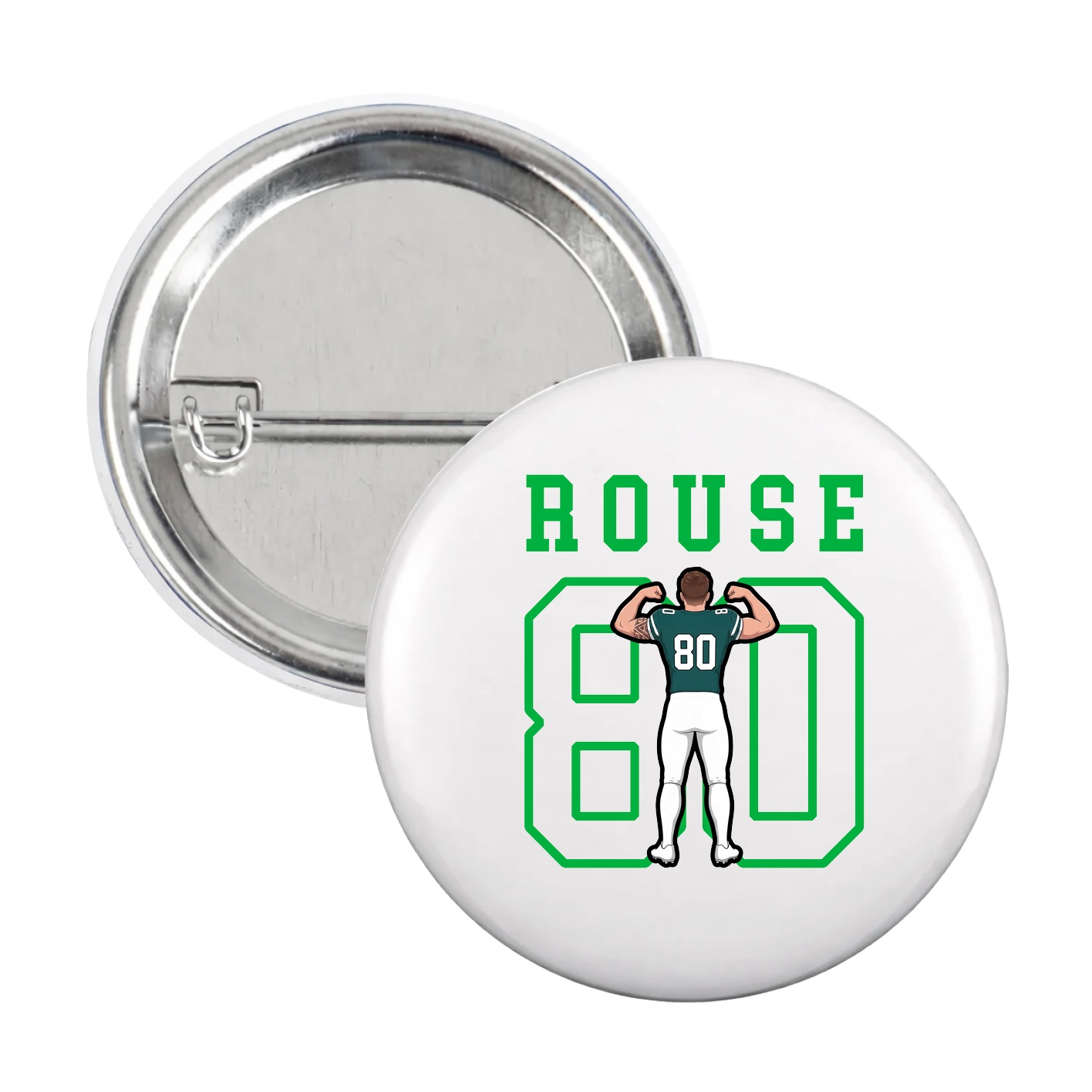 Game Day Button — Shirsey in White