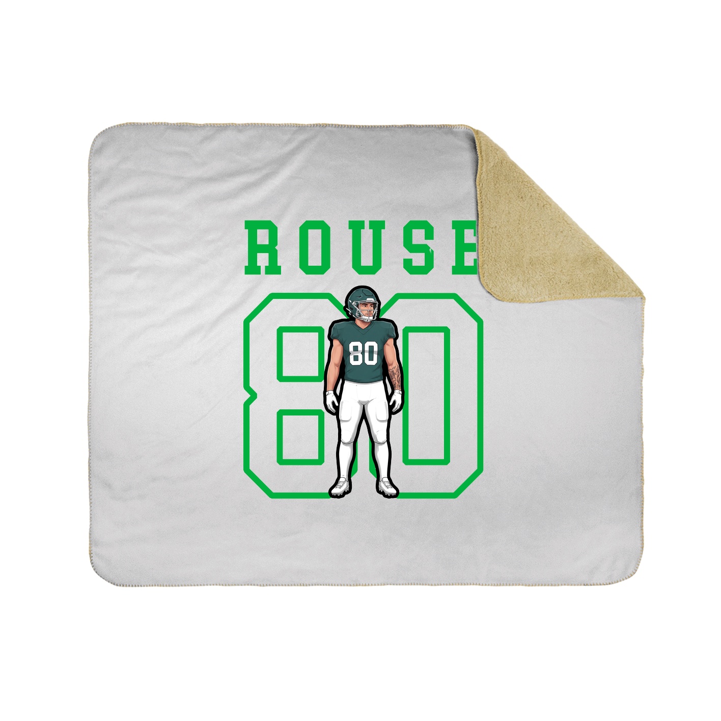 Throw Blanket — Shirsey in White