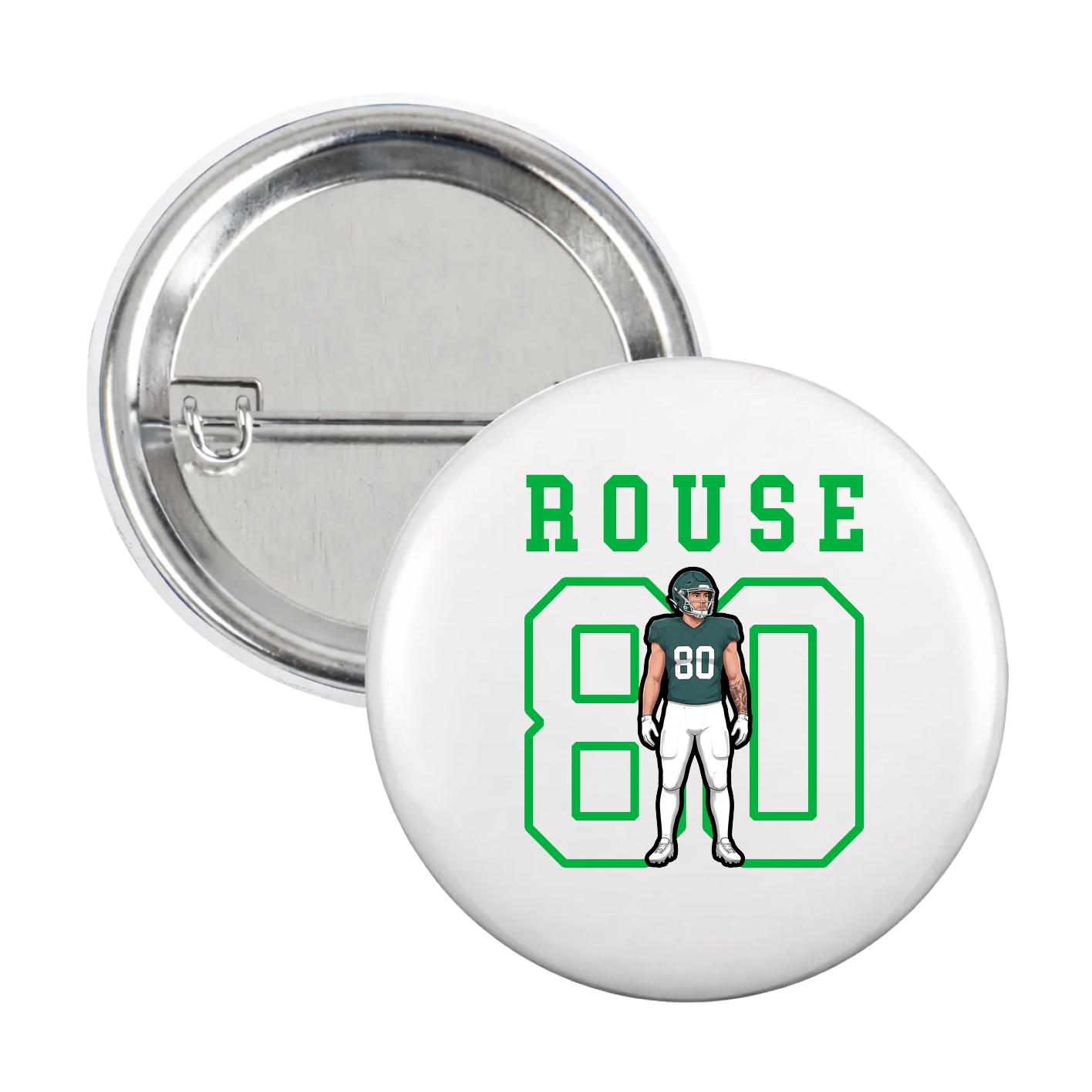 Game Day Button — Shirsey in White