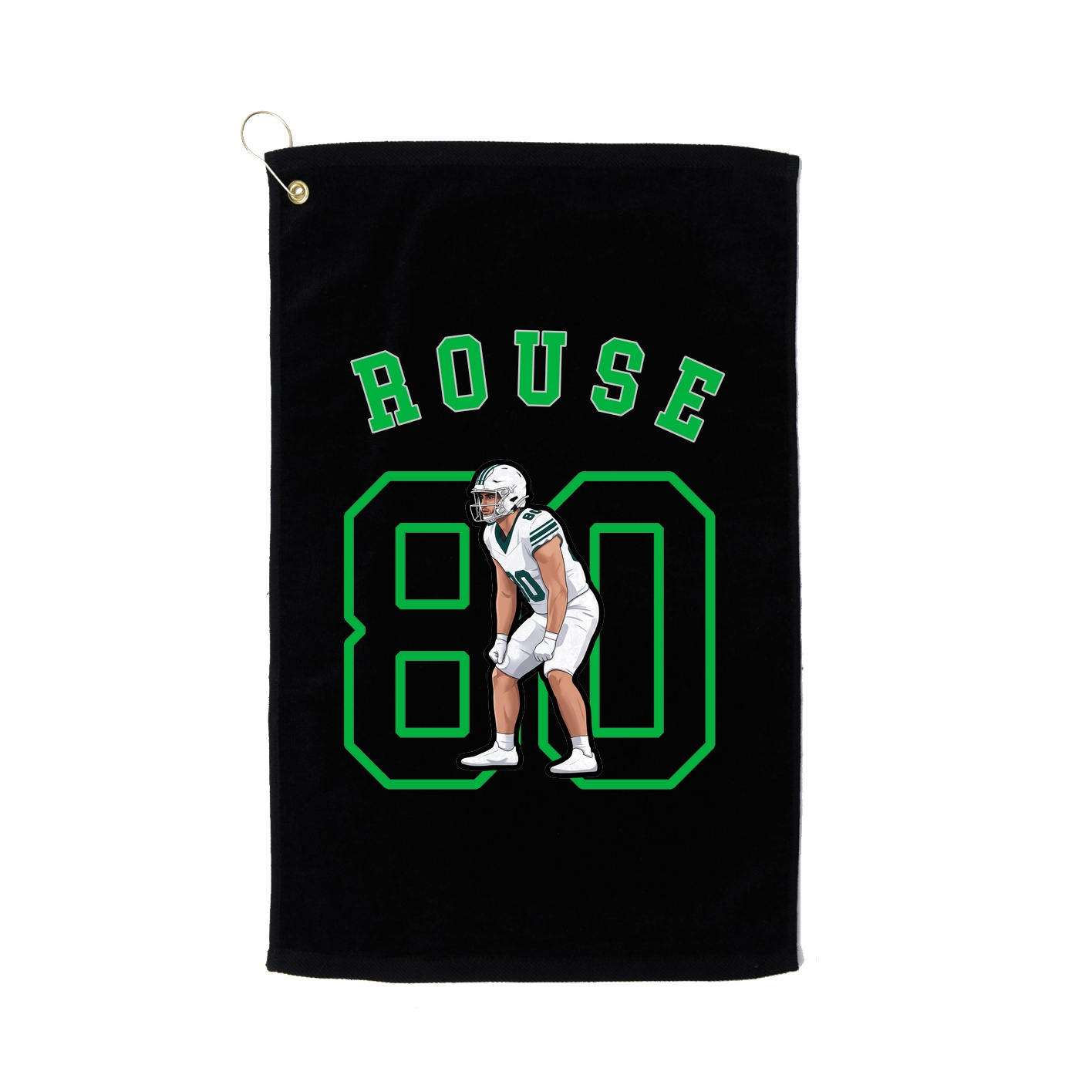 Golf Towel — Shirsey Arch in Black