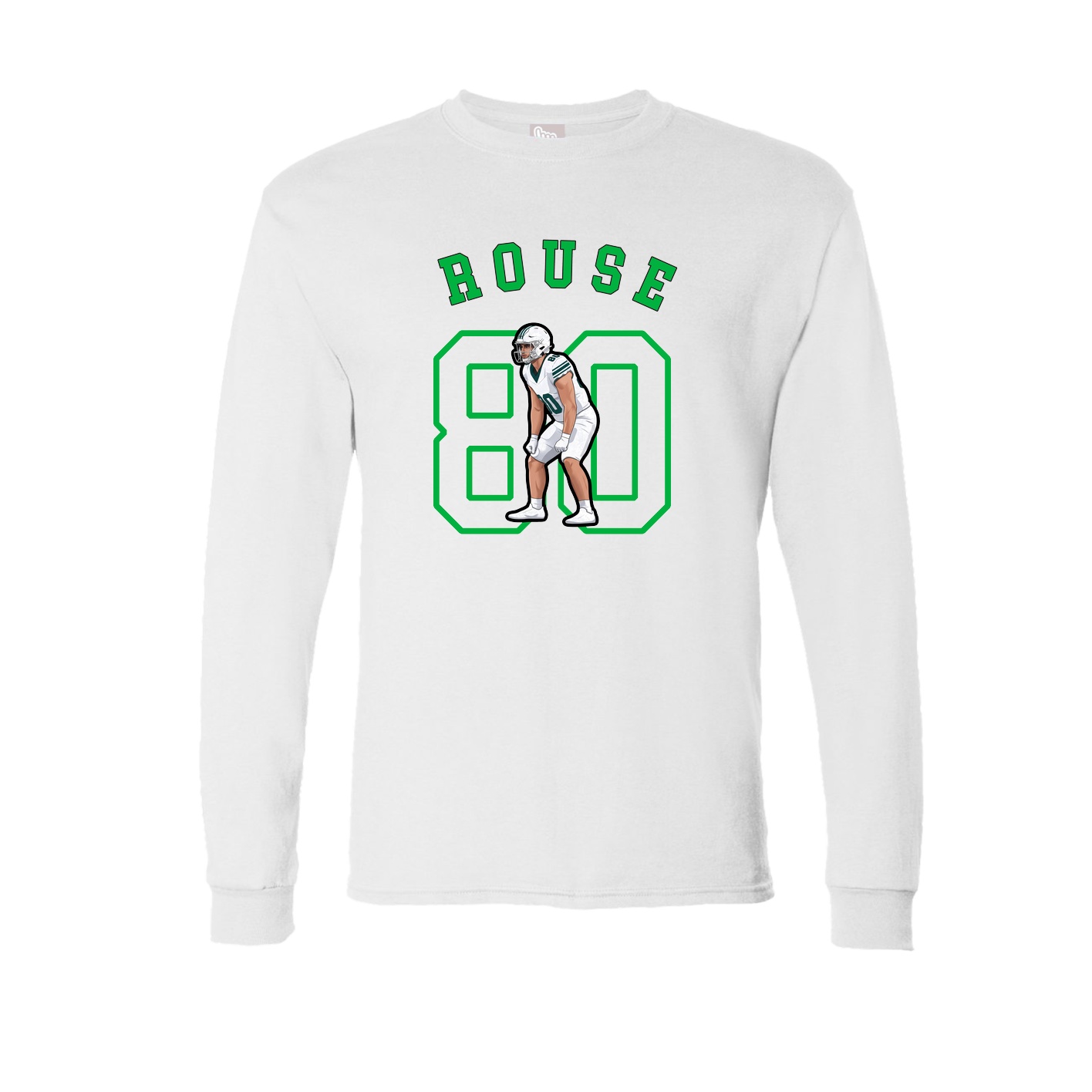 Long Sleeve Tee — Shirsey Arch in White