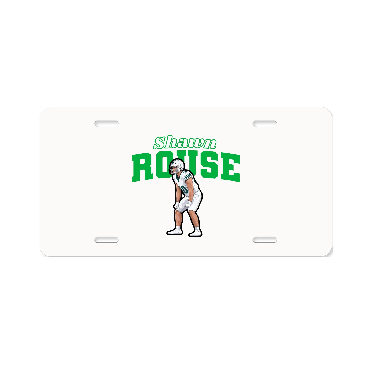 License Plate — Name Arch in Classic