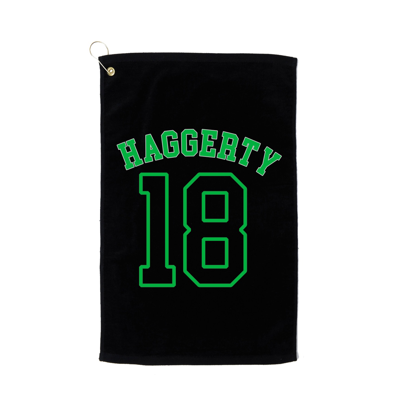 Golf Towel — Shirsey Arch in Black