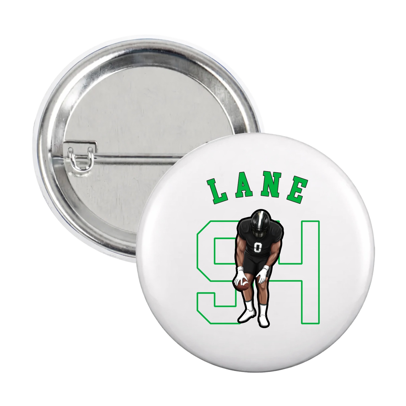 Game Day Button — Shirsey Arch in White