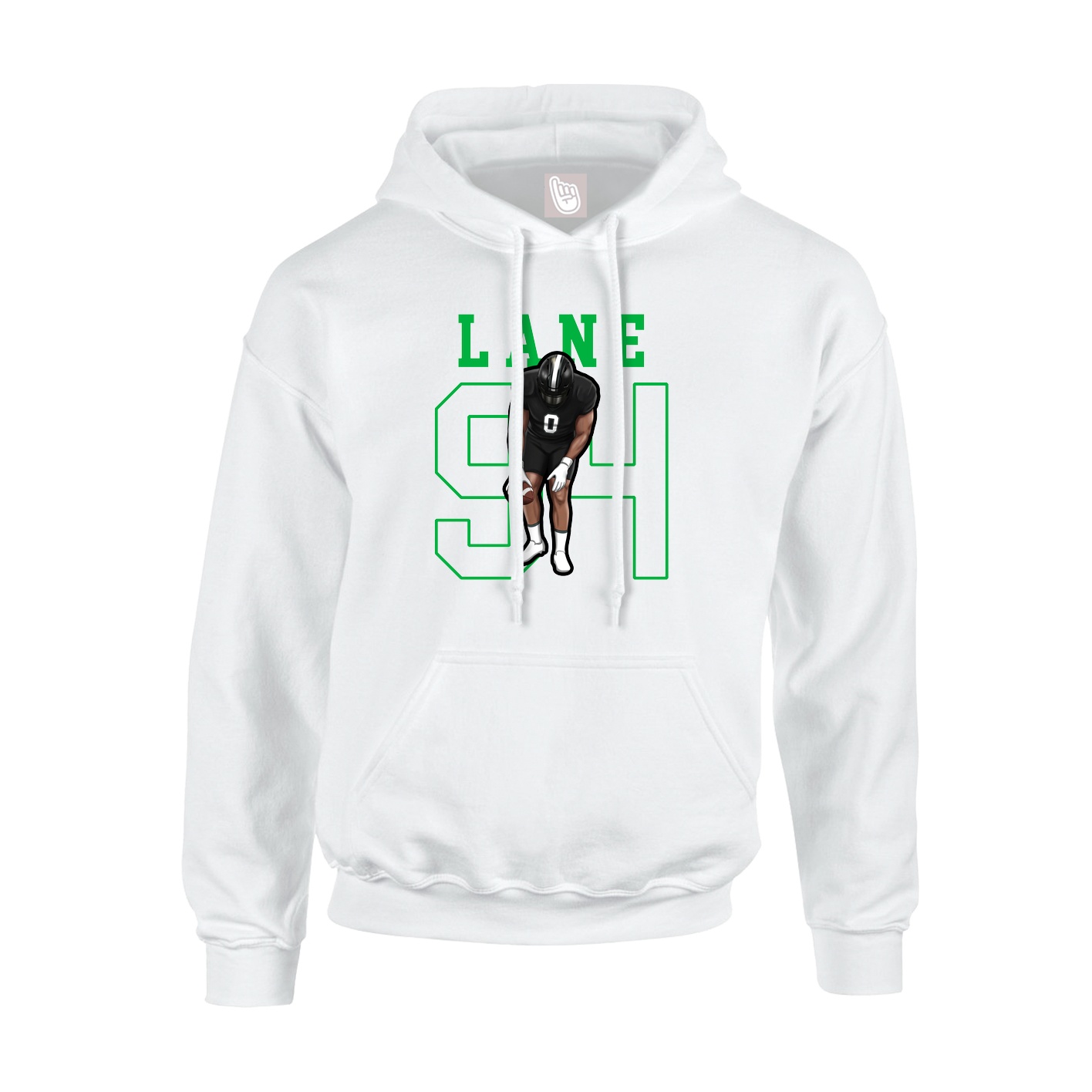 Youth Hoodie — Shirsey in White