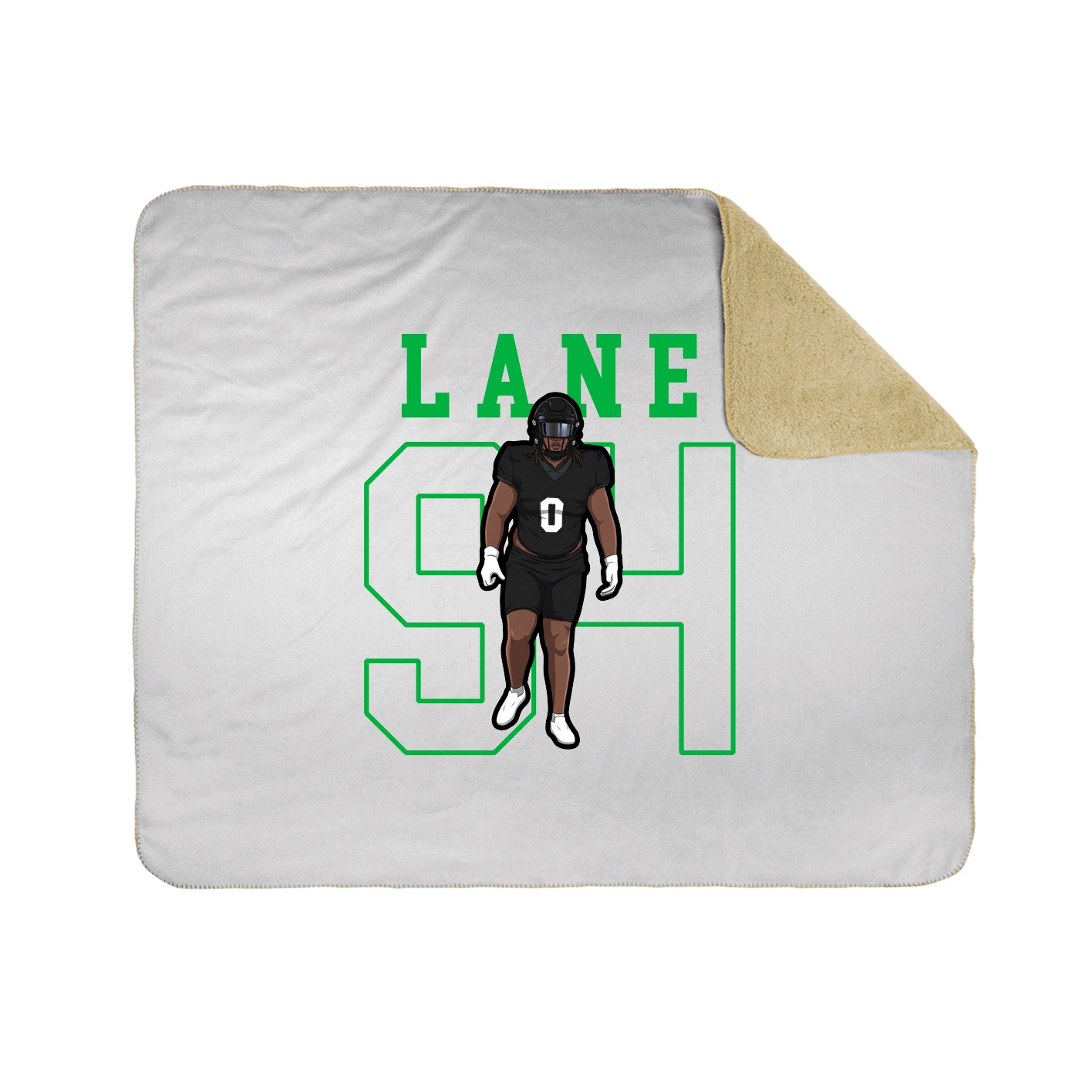 50x60 Sherpa Lined Throw Blanket