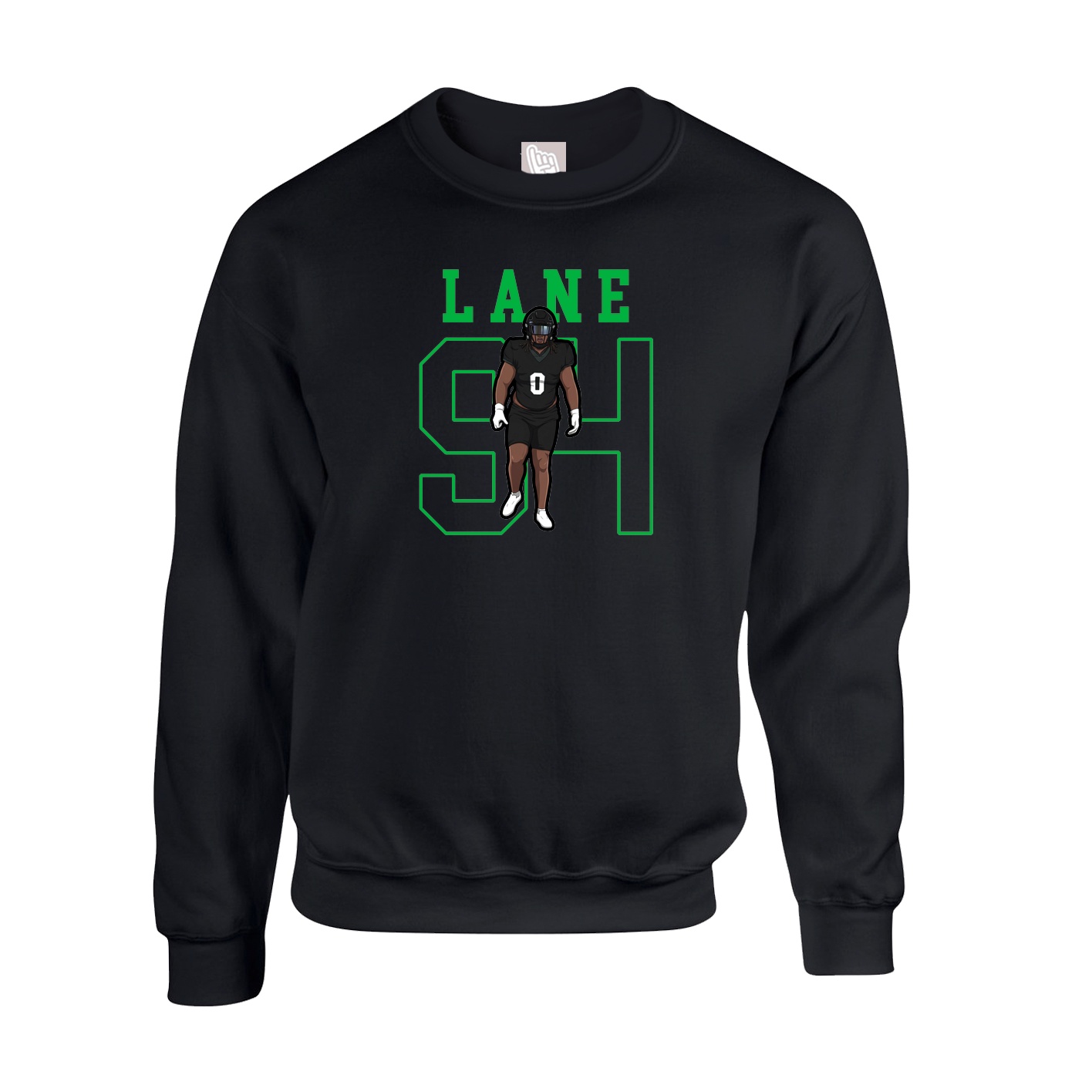 Fleece Crew — Shirsey in Black