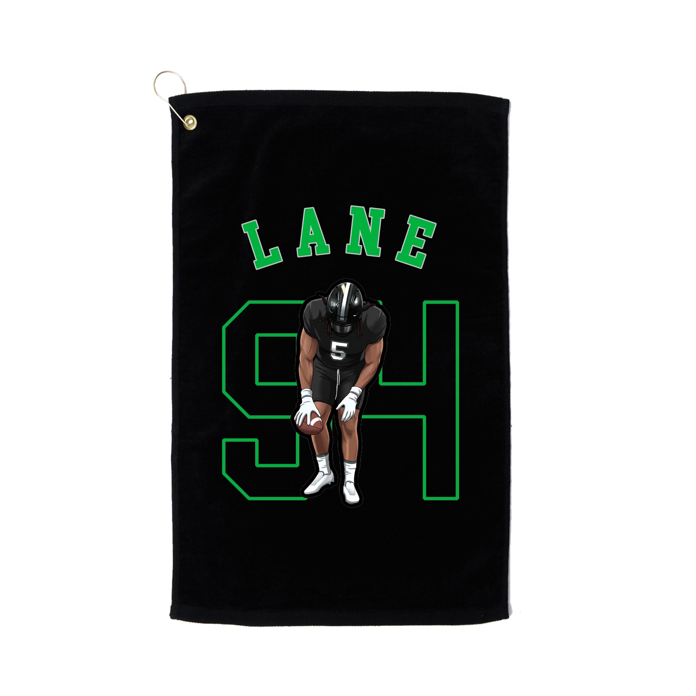 Golf Towel — Shirsey Arch in Black