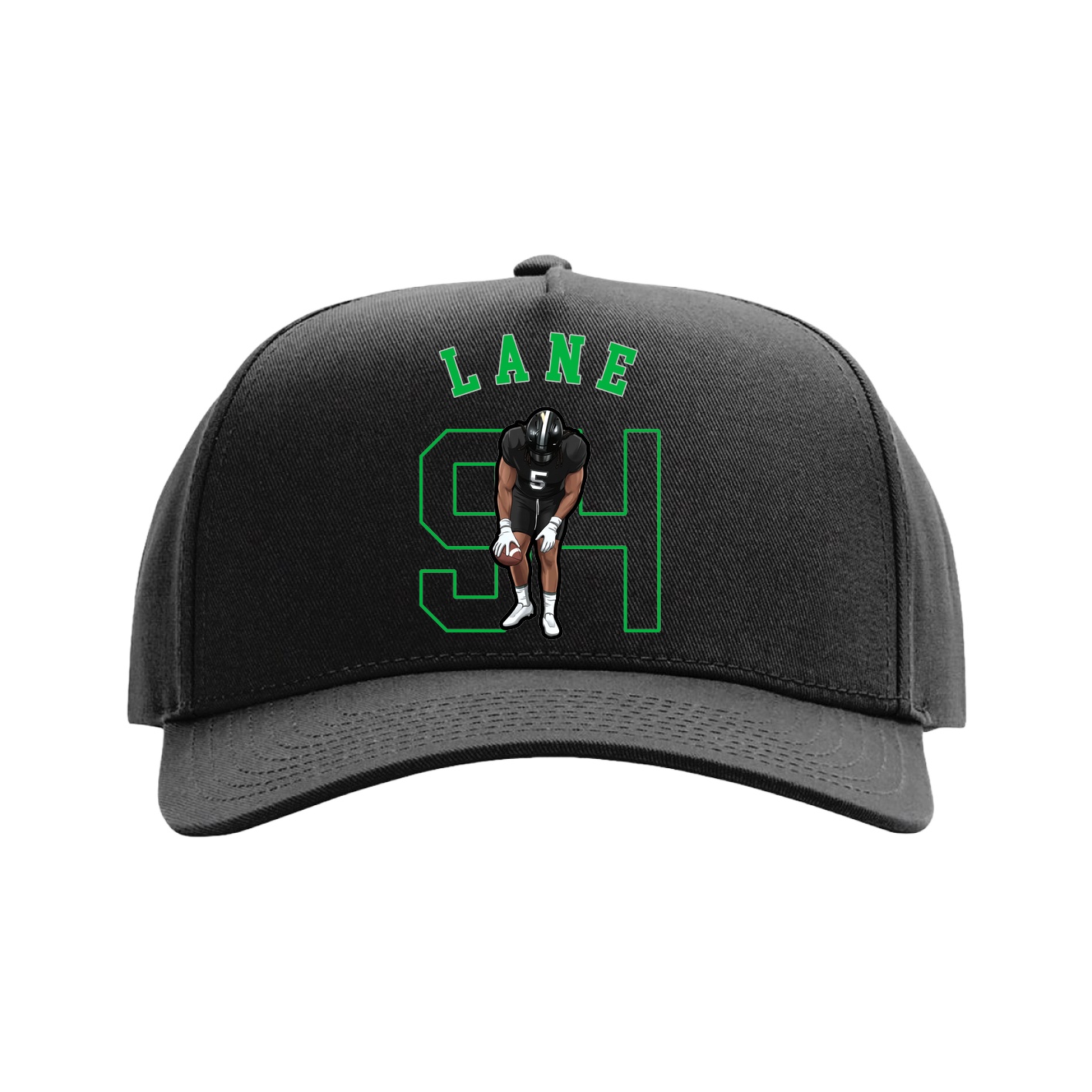 Full Fabric Five-Panel Champ Cap