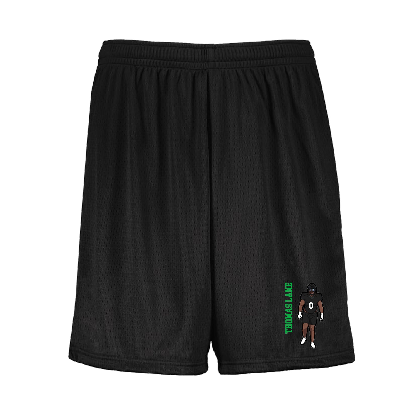 Shorts — Name Vertical in Black